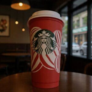 Starbucks Holiday Red Cup - Limited Edition Xmas Design